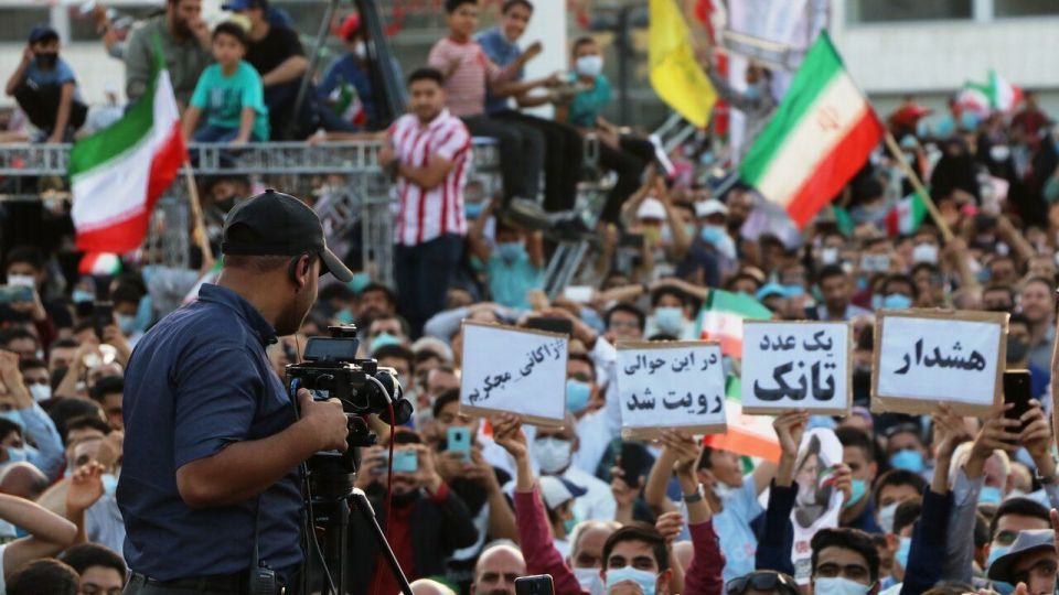 جشن پیروزی حامیان سید ابراهیم رئیسی در مشهد