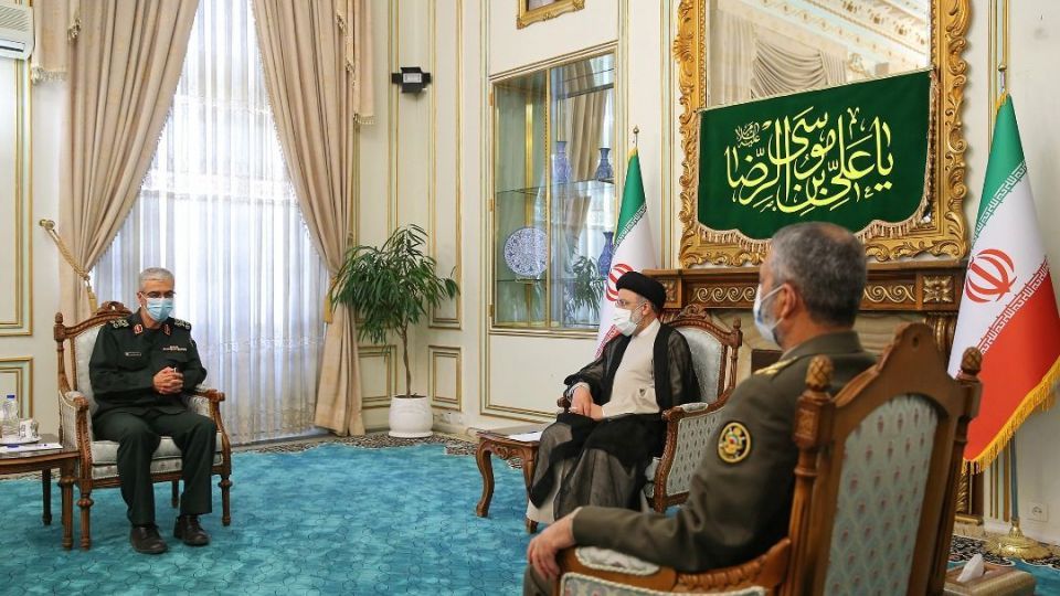 دیدار فرماندهان نظامی با رییسی  