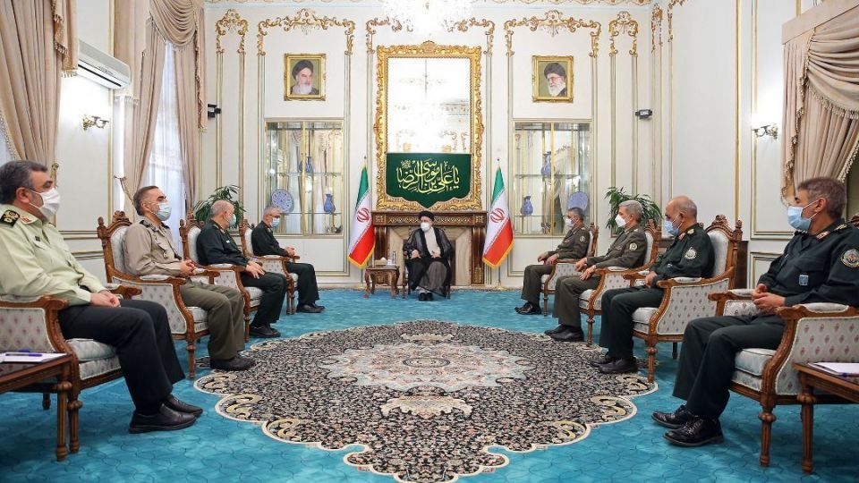 دیدار فرماندهان نظامی با رییسی  