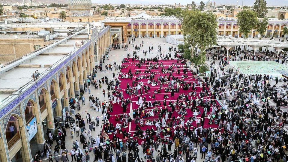 جشن ولادت حضرت امام رضا - حرم مطهر حضرت شاهچراغ (ع)