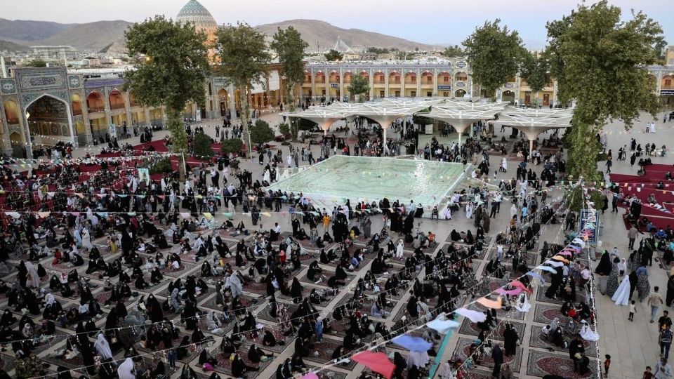 جشن ولادت حضرت امام رضا - حرم مطهر حضرت شاهچراغ (ع)