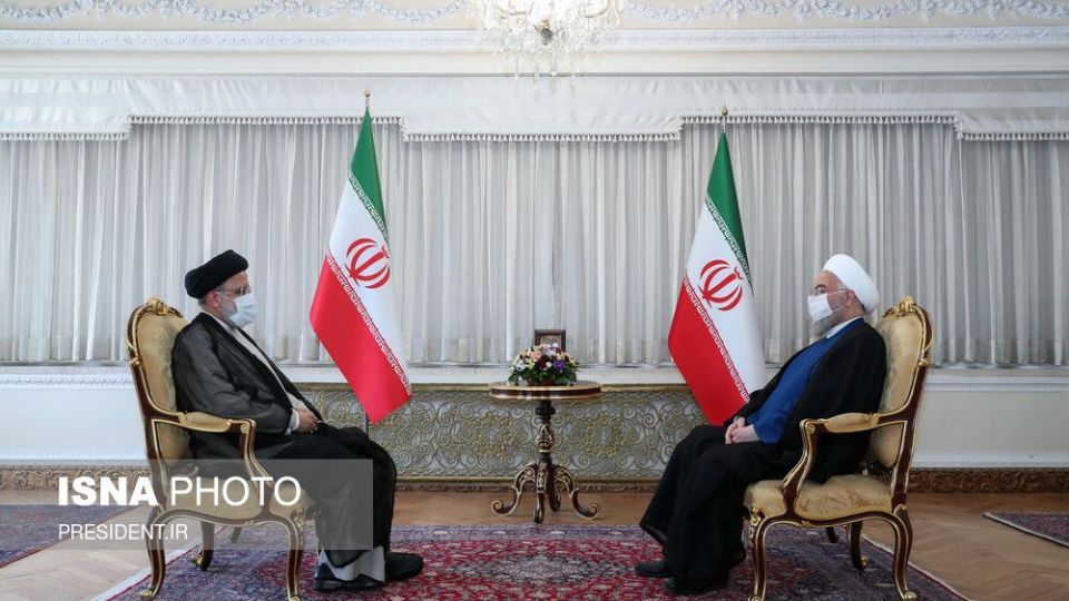 دیدار رییس جمهور منتخب با حسن روحانی