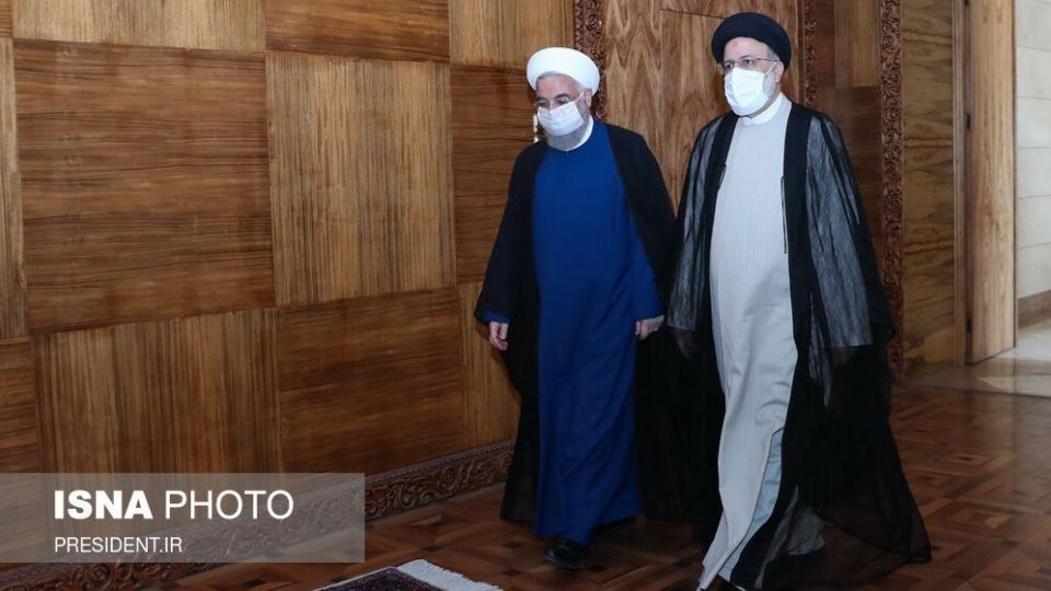 دیدار رییس جمهور منتخب با حسن روحانی