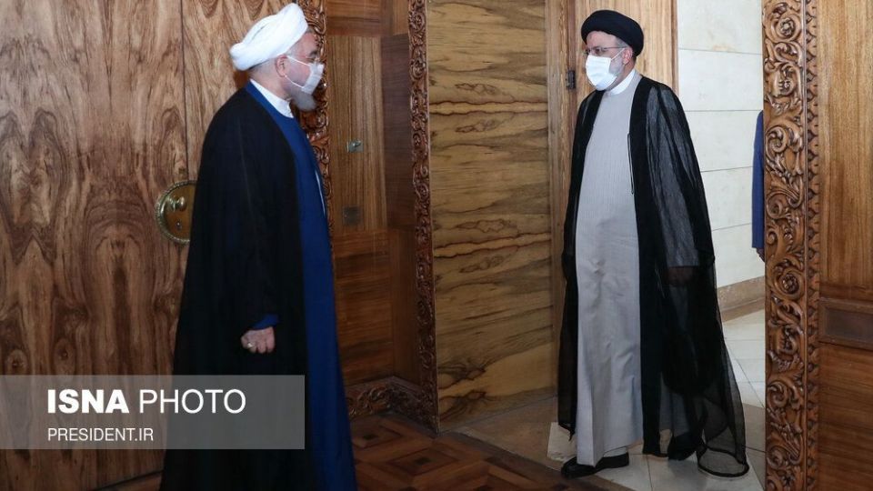 دیدار رییس جمهور منتخب با حسن روحانی