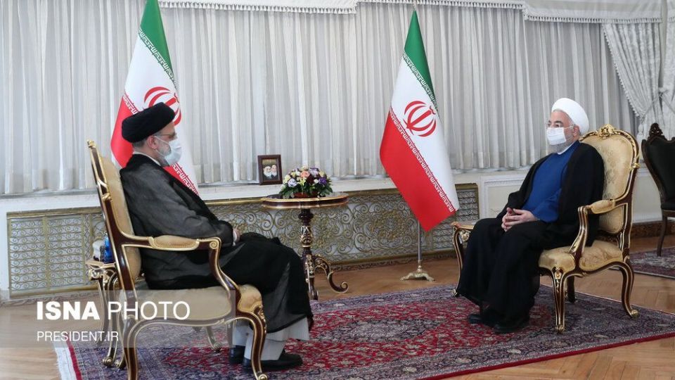 دیدار رییس جمهور منتخب با حسن روحانی