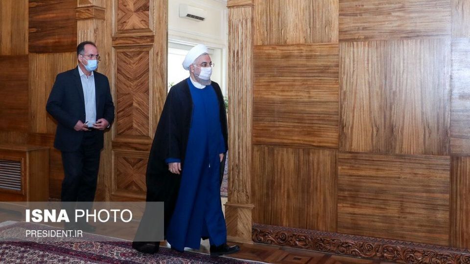 دیدار رییس جمهور منتخب با حسن روحانی