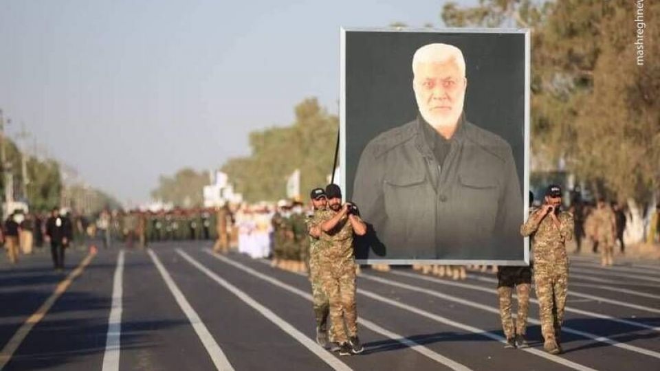 برگزاری رژه نظامی حشدالشعبی