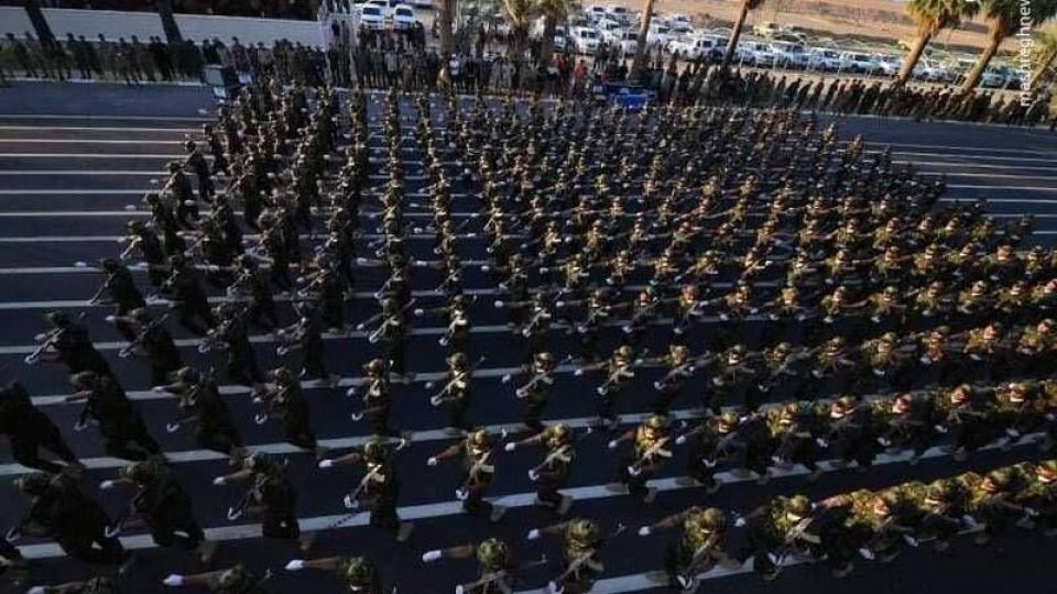 برگزاری رژه نظامی حشدالشعبی
