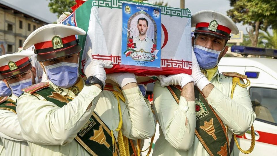 مراسم تشییع پیکر شهید «امید چایی پز»