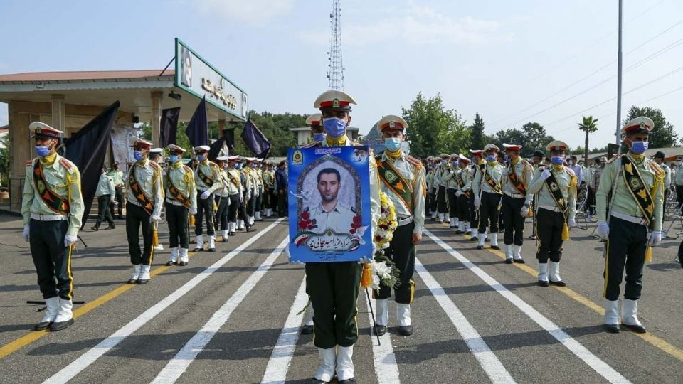 مراسم تشییع پیکر شهید «امید چایی پز»
