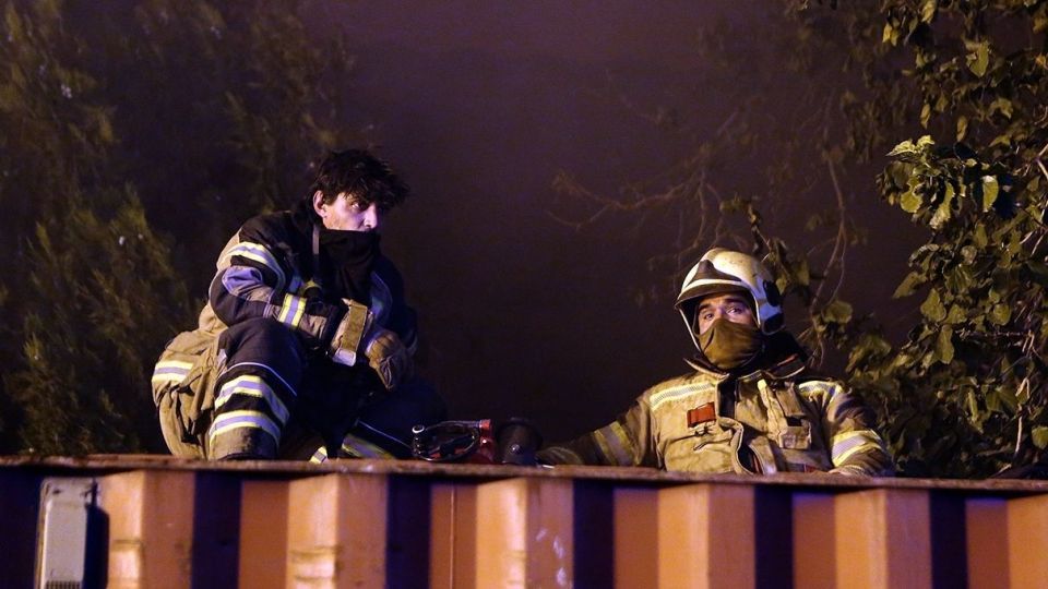 آتش سوزی در انبار سازمان اموال تملیکی