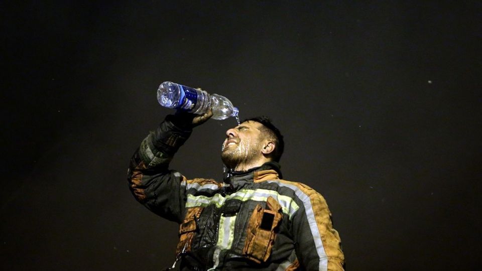 آتش سوزی در انبار سازمان اموال تملیکی