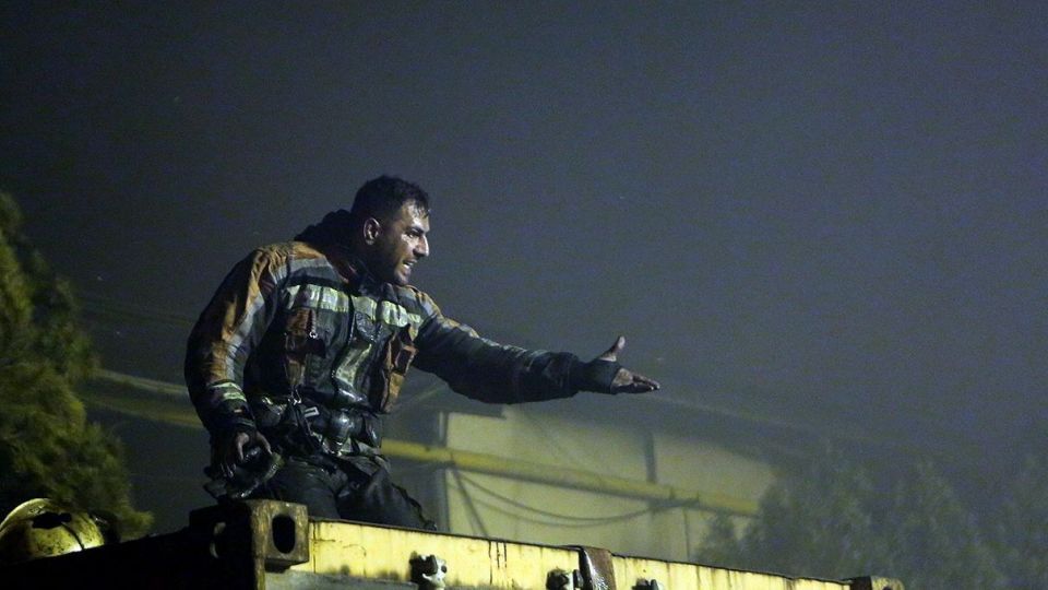 آتش سوزی در انبار سازمان اموال تملیکی