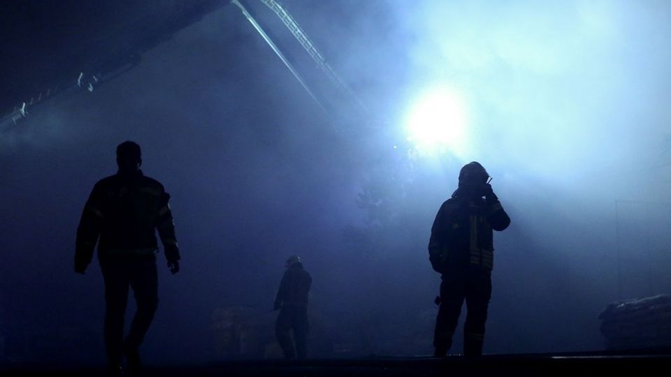 آتش سوزی در انبار سازمان اموال تملیکی