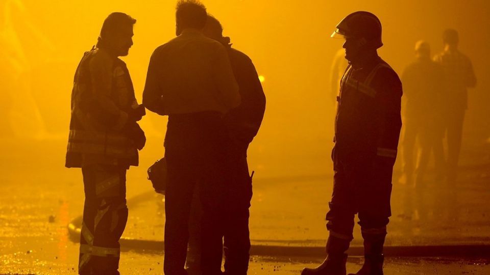 آتش سوزی در انبار سازمان اموال تملیکی