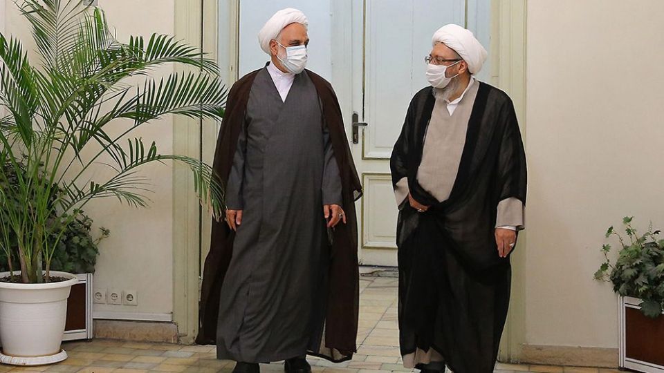 دیدار آیت‌الله آملی لاریجانی با رئیس قوه قضاییه