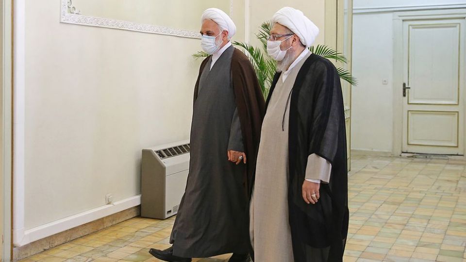 دیدار آیت‌الله آملی لاریجانی با رئیس قوه قضاییه