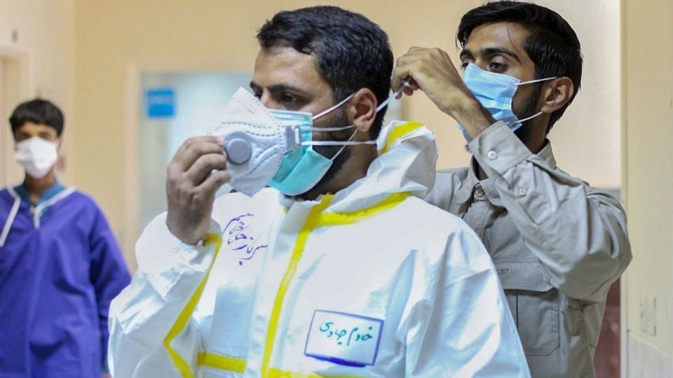 جهادگران در خدمت بیماران کرونایی - زاهدان