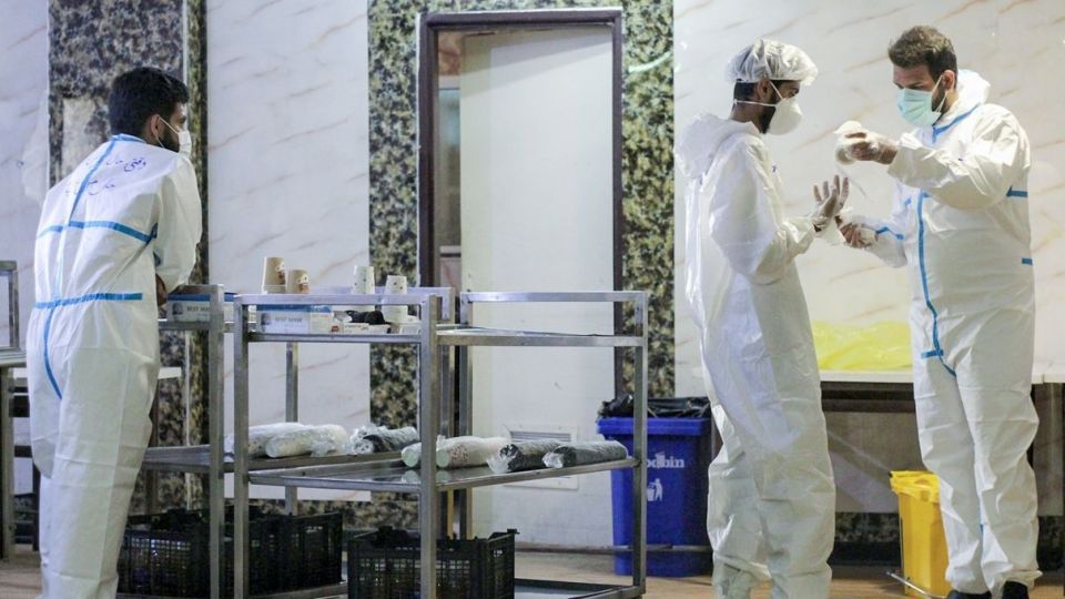 جهادگران در خدمت بیماران کرونایی - زاهدان