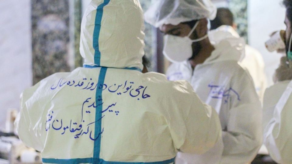 جهادگران در خدمت بیماران کرونایی - زاهدان