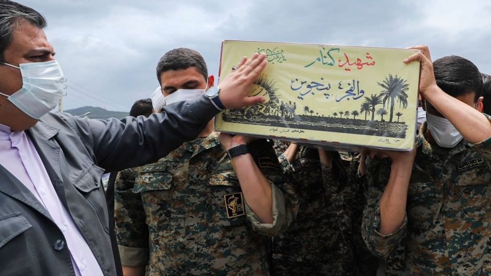 مراسم تشییع دو شهید گمنام - گرگان