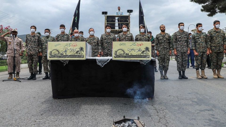 مراسم تشییع دو شهید گمنام - گرگان