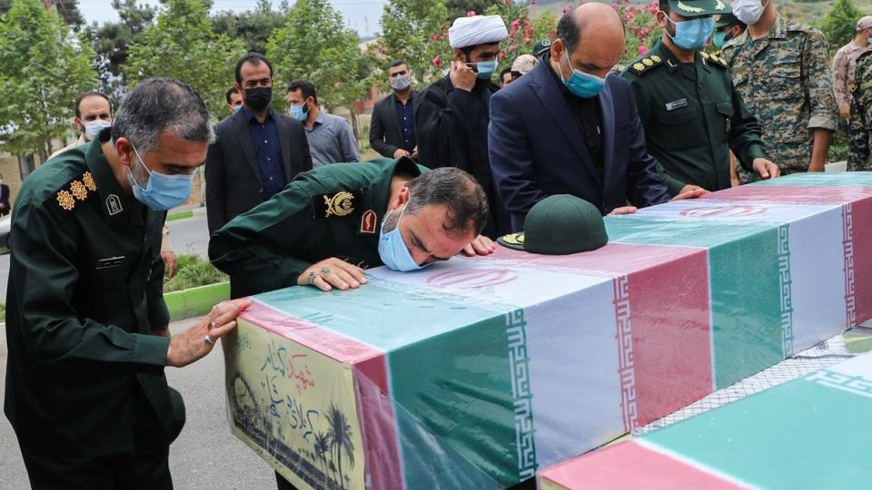 مراسم تشییع دو شهید گمنام - گرگان