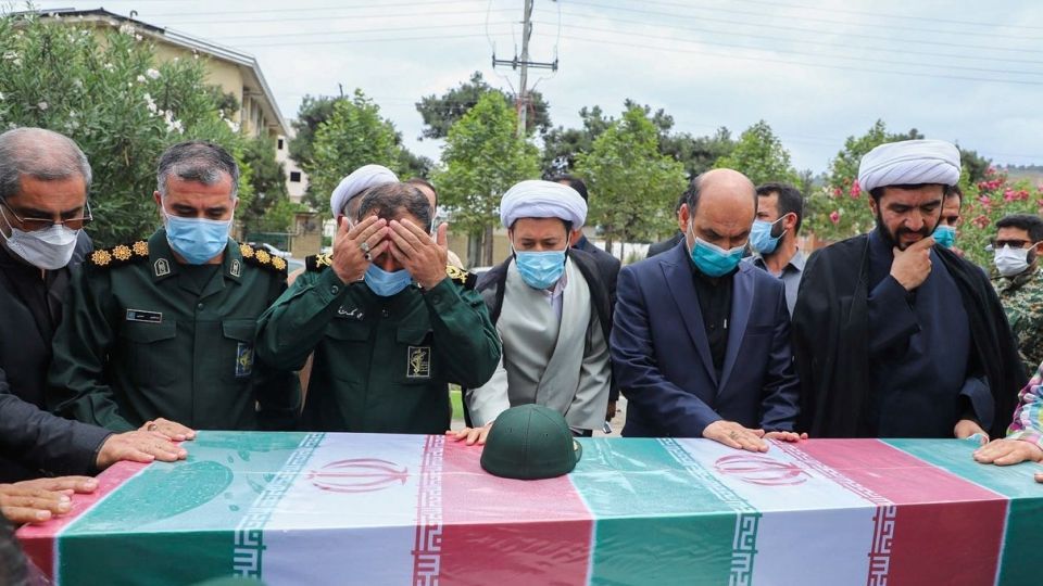 مراسم تشییع دو شهید گمنام - گرگان