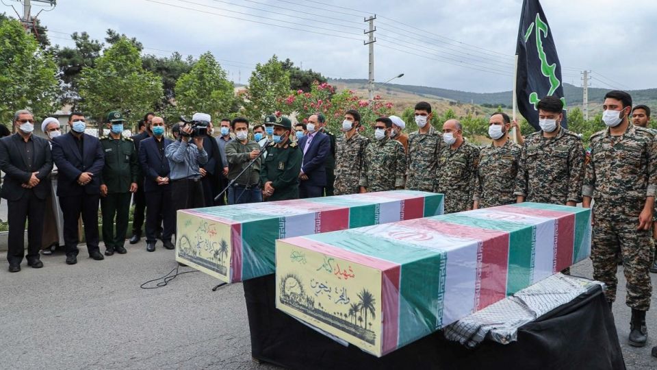 مراسم تشییع دو شهید گمنام - گرگان