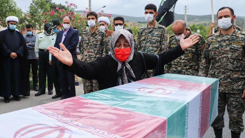 مراسم تشییع دو شهید گمنام - گرگان