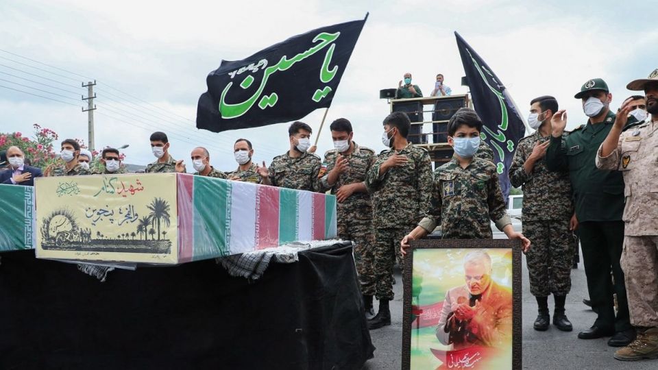 مراسم تشییع دو شهید گمنام - گرگان