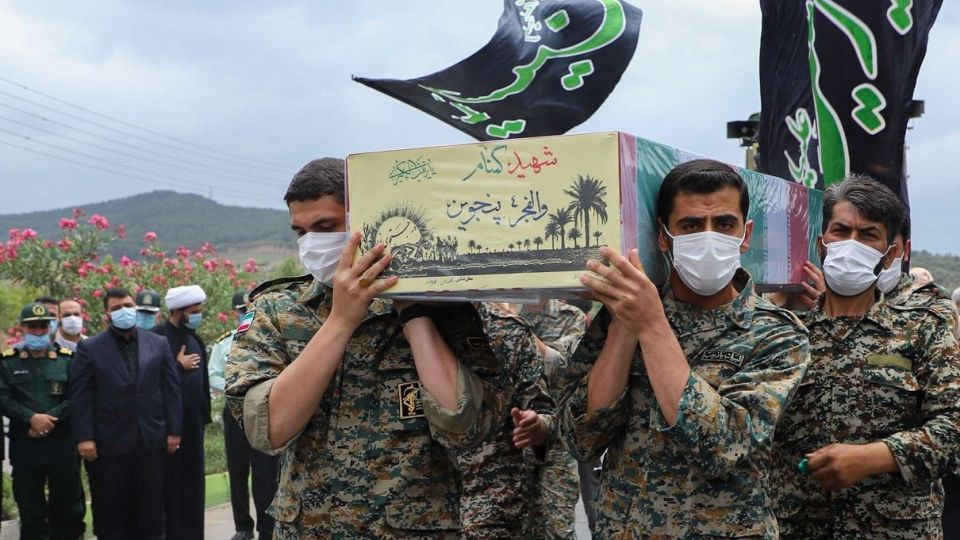 مراسم تشییع دو شهید گمنام - گرگان