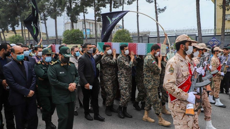 مراسم تشییع دو شهید گمنام - گرگان