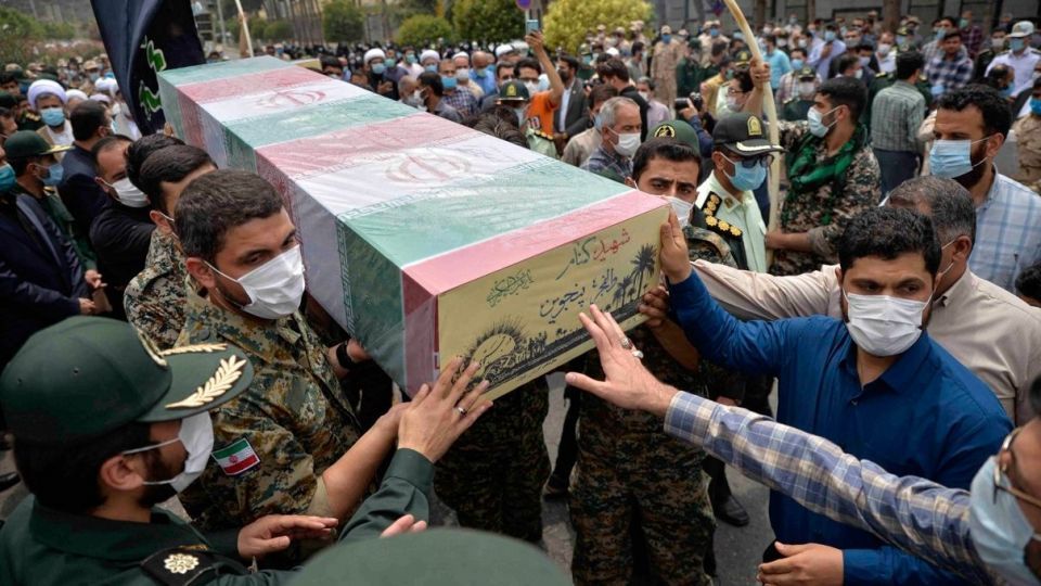 مراسم تشییع دو شهید گمنام - گرگان