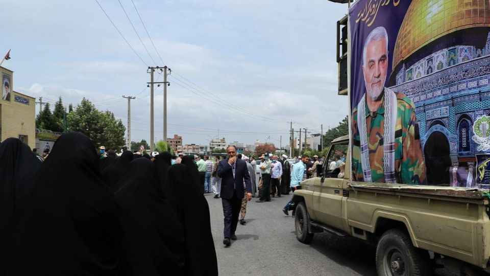 مراسم تشییع دو شهید گمنام - گرگان