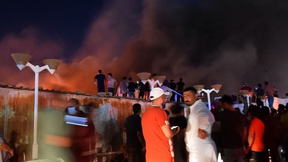 آتش‌سوزی بیمارستان امام حسین(ع) - عراق