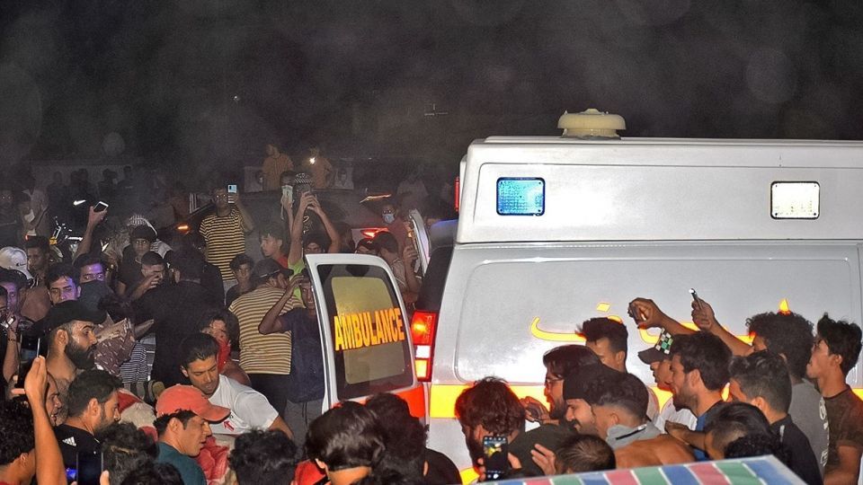 آتش‌سوزی بیمارستان امام حسین(ع) - عراق