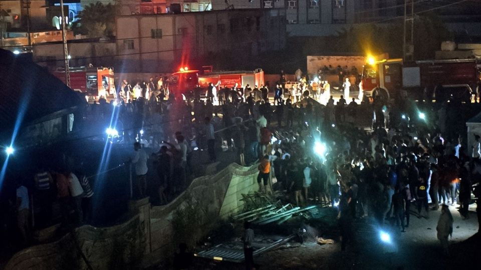 آتش‌سوزی بیمارستان امام حسین(ع) - عراق