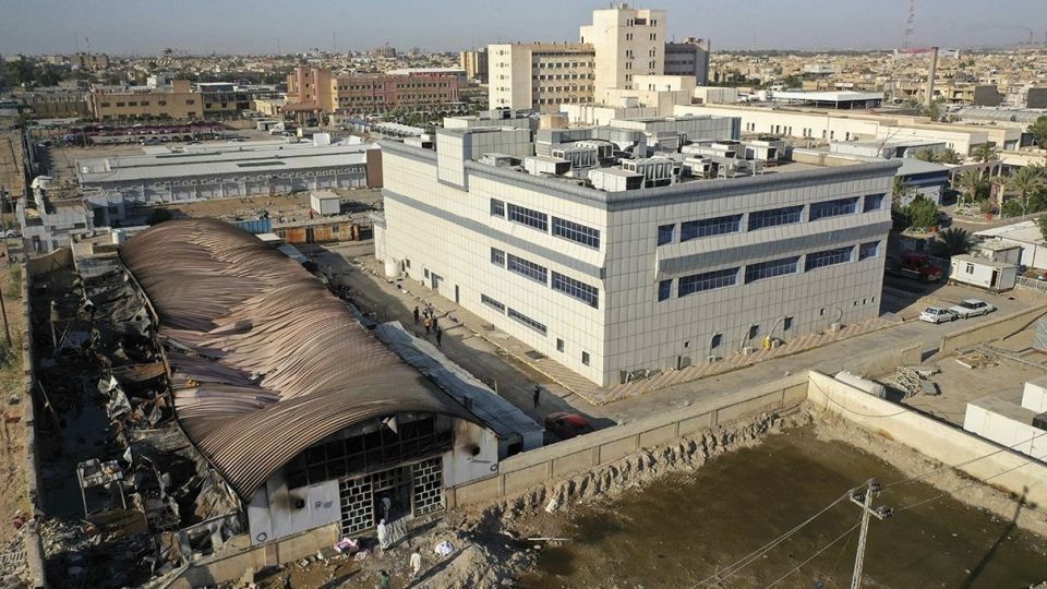 آتش‌سوزی بیمارستان امام حسین(ع) - عراق