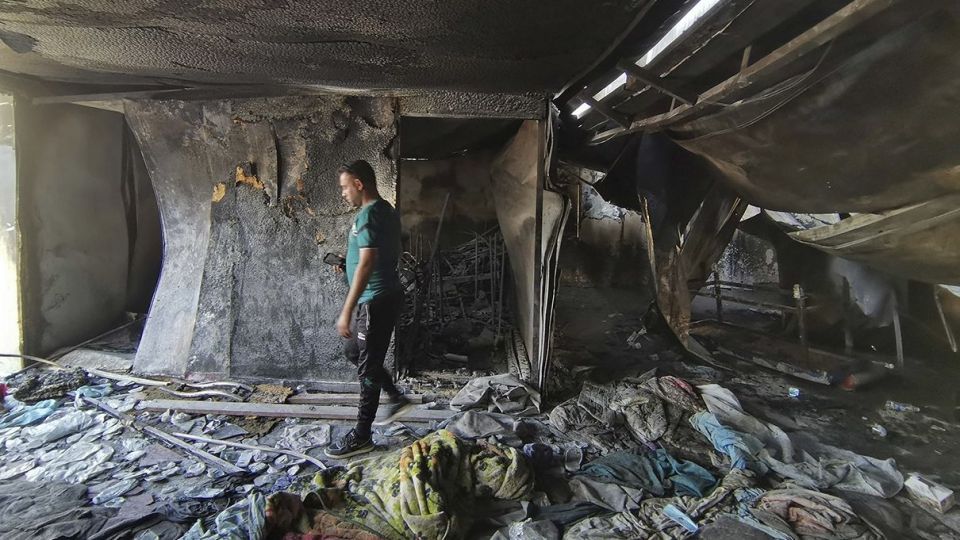 آتش‌سوزی بیمارستان امام حسین(ع) - عراق