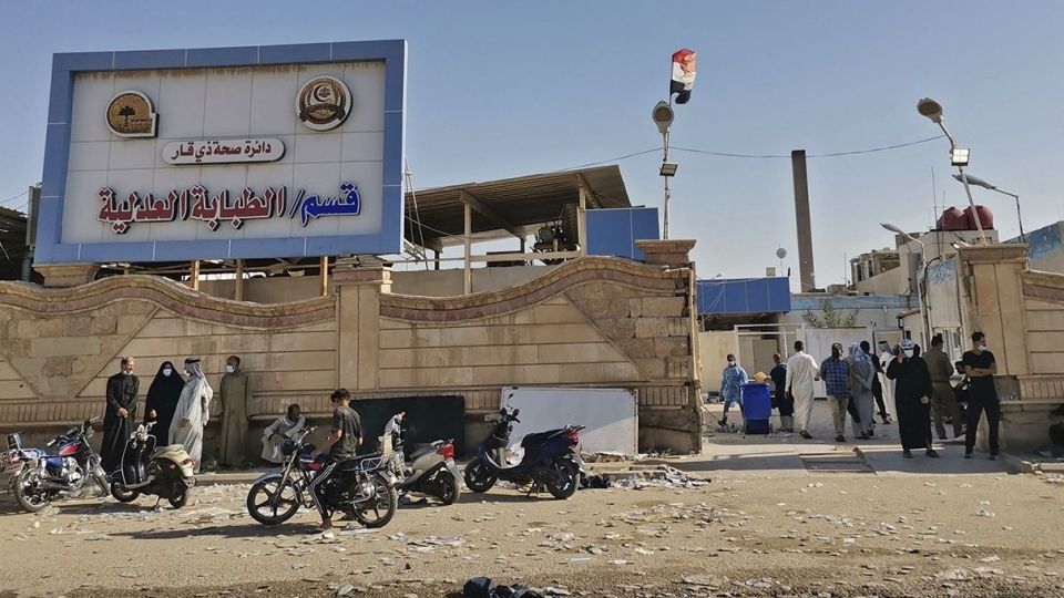 آتش‌سوزی بیمارستان امام حسین(ع) - عراق