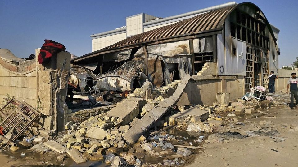 آتش‌سوزی بیمارستان امام حسین(ع) - عراق