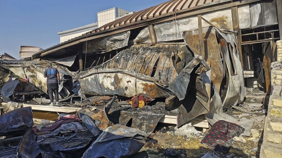 آتش‌سوزی بیمارستان امام حسین(ع) - عراق