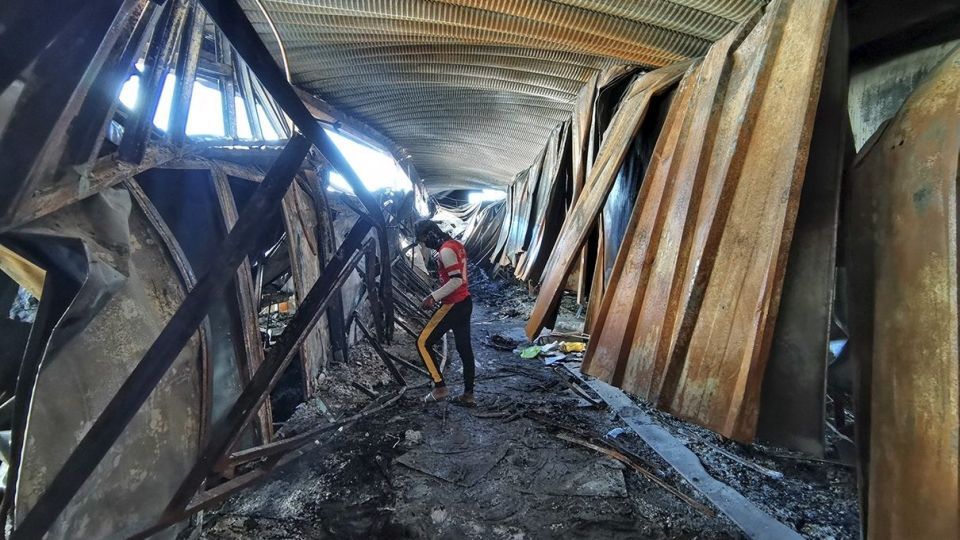 آتش‌سوزی بیمارستان امام حسین(ع) - عراق