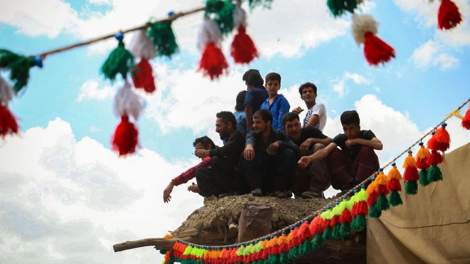 مراسم عروسی در روستای سرآقاسید