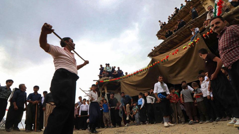 مراسم عروسی در روستای سرآقاسید