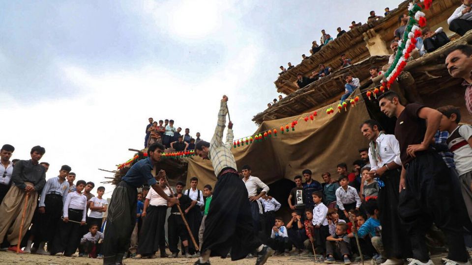 مراسم عروسی در روستای سرآقاسید