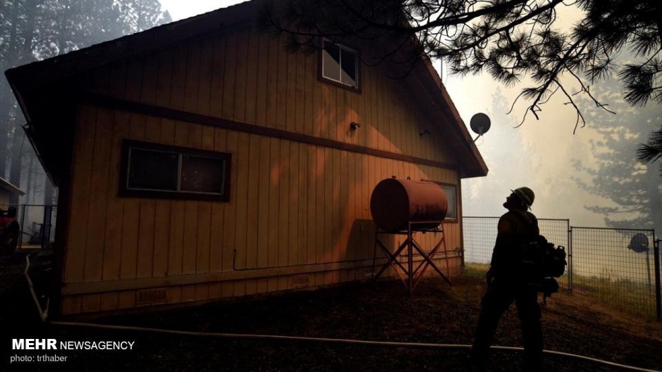 آتش سوزی گسترده در کالیفرنیا