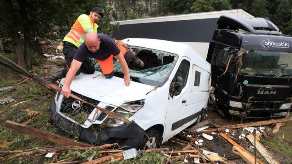 افزایش شمار قربانیان سیل در آلمان و بلژیک