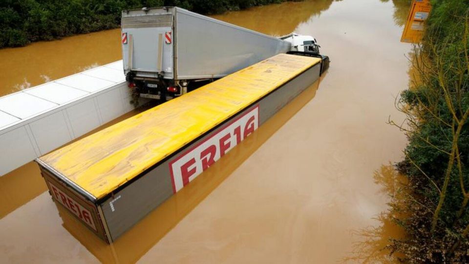 افزایش شمار قربانیان سیل در آلمان و بلژیک